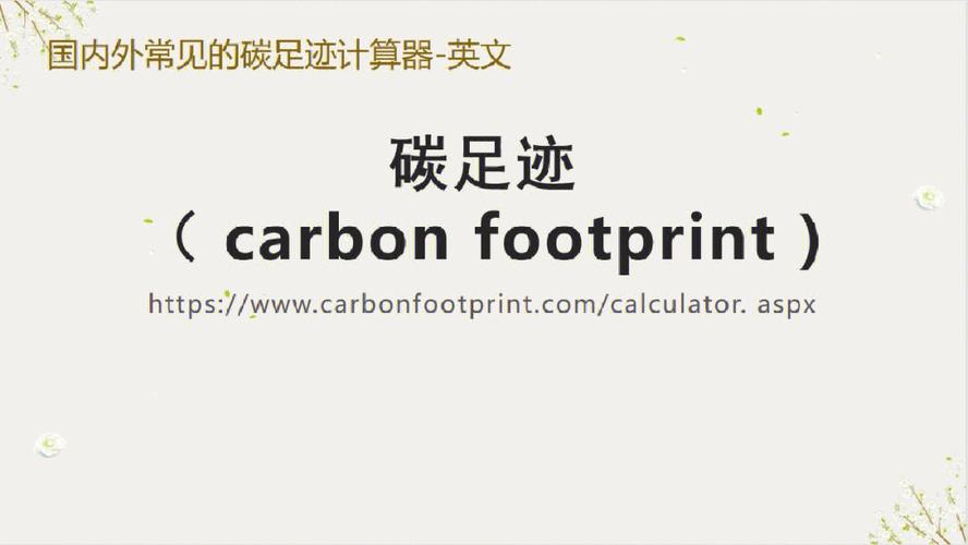 carbonfootprint怎么读的相关图片