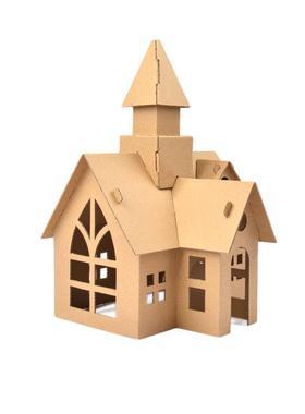 胶合板做房子模型的相关图片